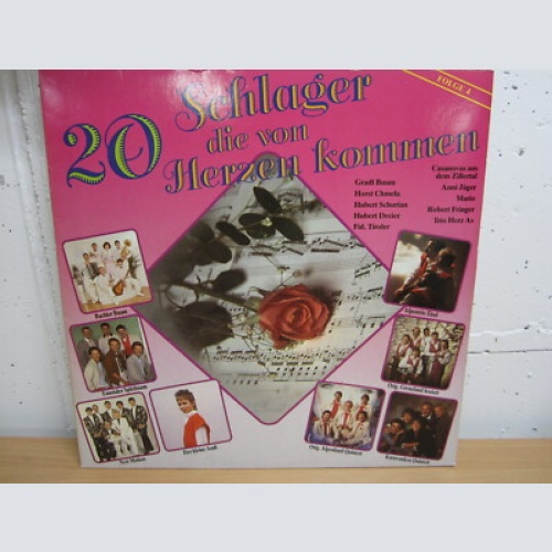 LP / 20 Schlager die von Herzen kommnen / Casanovas aus den Zillertal,Gradl Buam