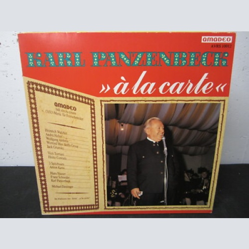 LP / Karl Panzenbeck - A la Carte   /  AUT   PRESS / RAR / Amadeo /  MINT /
