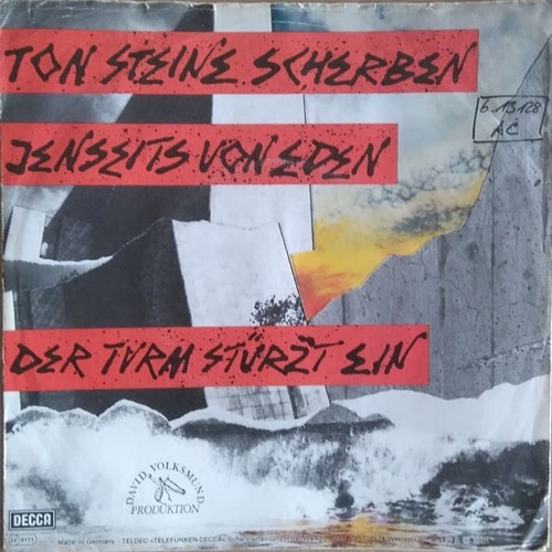 Ton Steine Scherben - Jenseits Von Eden / Der Turm Stürzt Ein (7", Single)