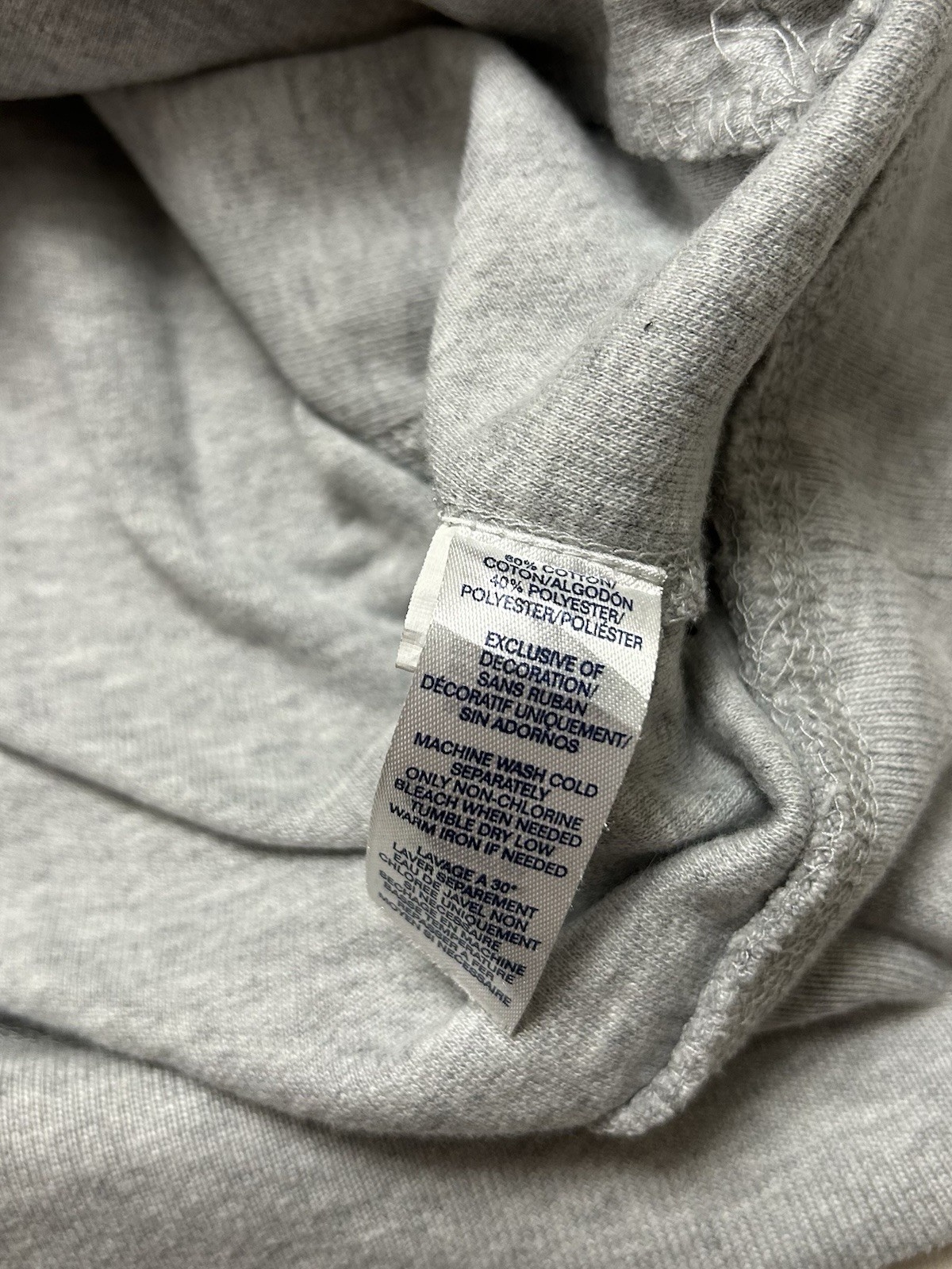 Chaps (Ralph Lauren) Vintage Y2K Sweater Pullover Grau Herren Größe L Maße-Fotos