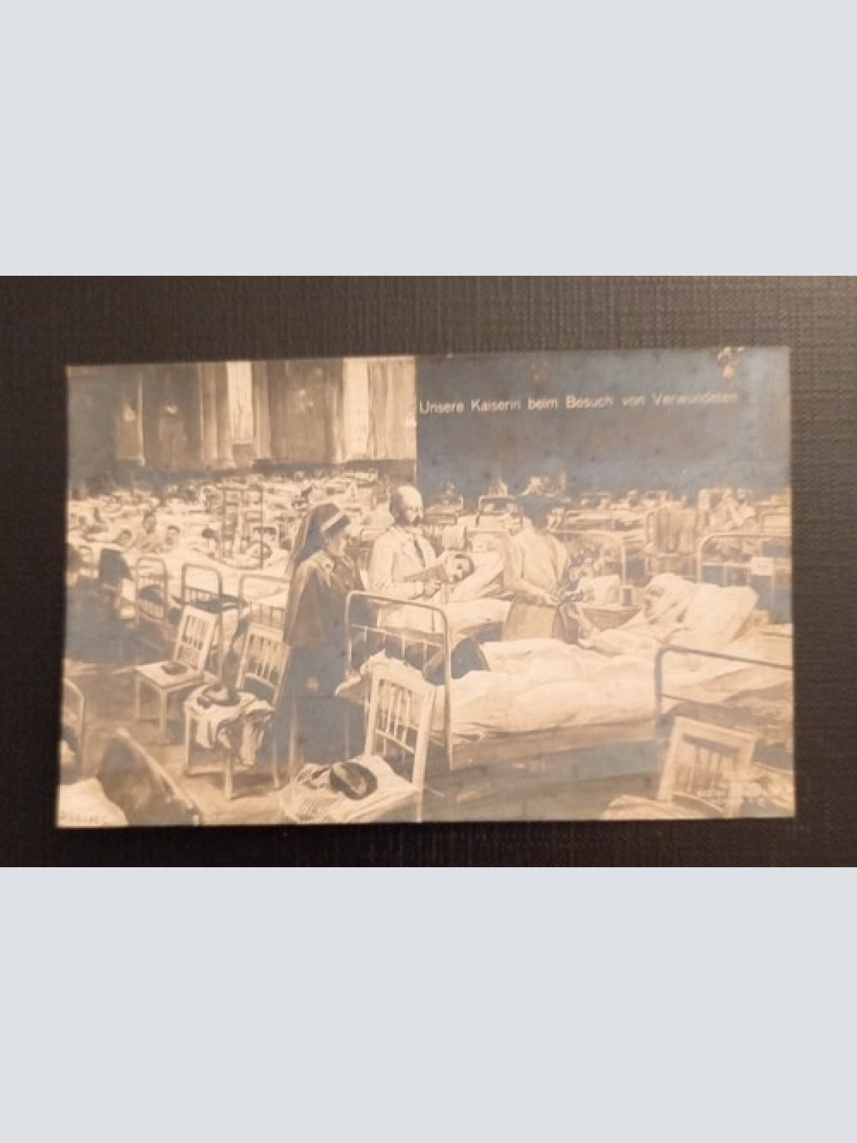 Unsere Kaiserin Beim Besuch Von Verwundeten Ga 500308 E