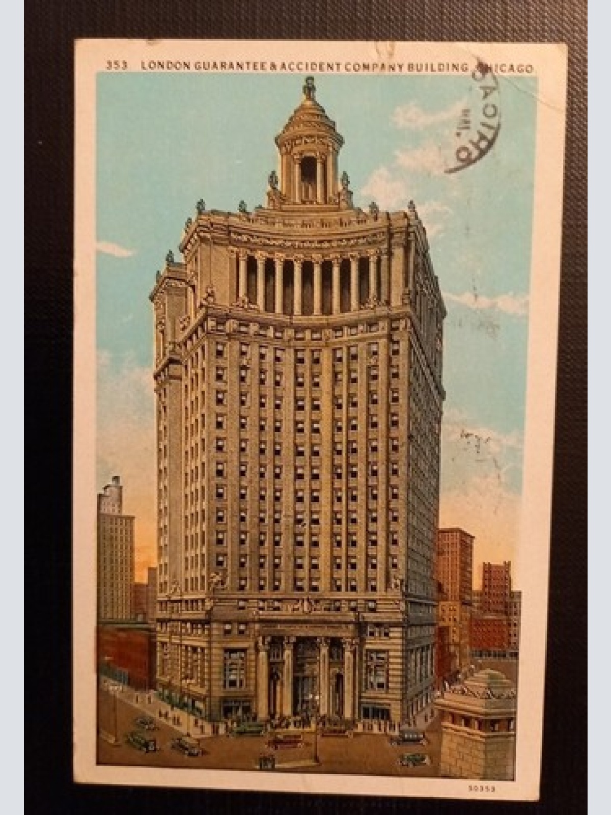 London Guarantee And Accident Co Bldg.Chicago 650207 Ga E