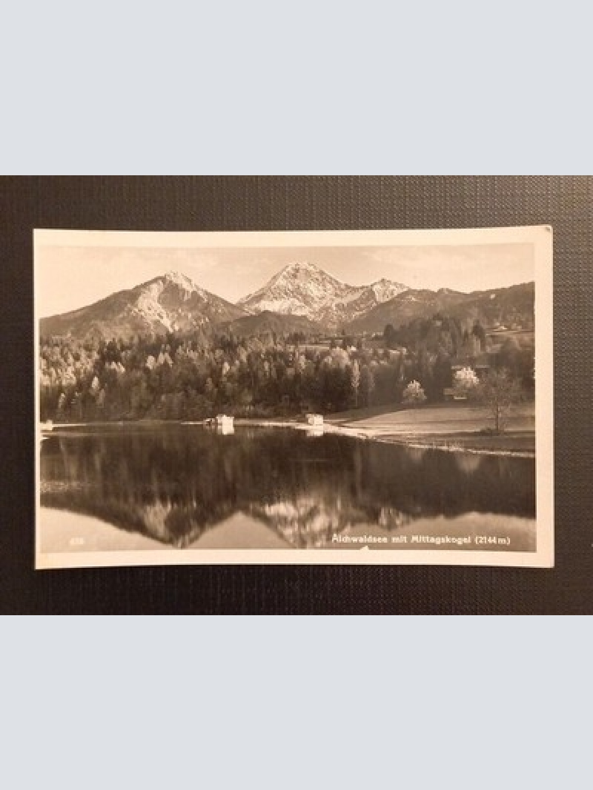 Ansichtskarte Aichwaldsee Mit Mittagskogel Ga