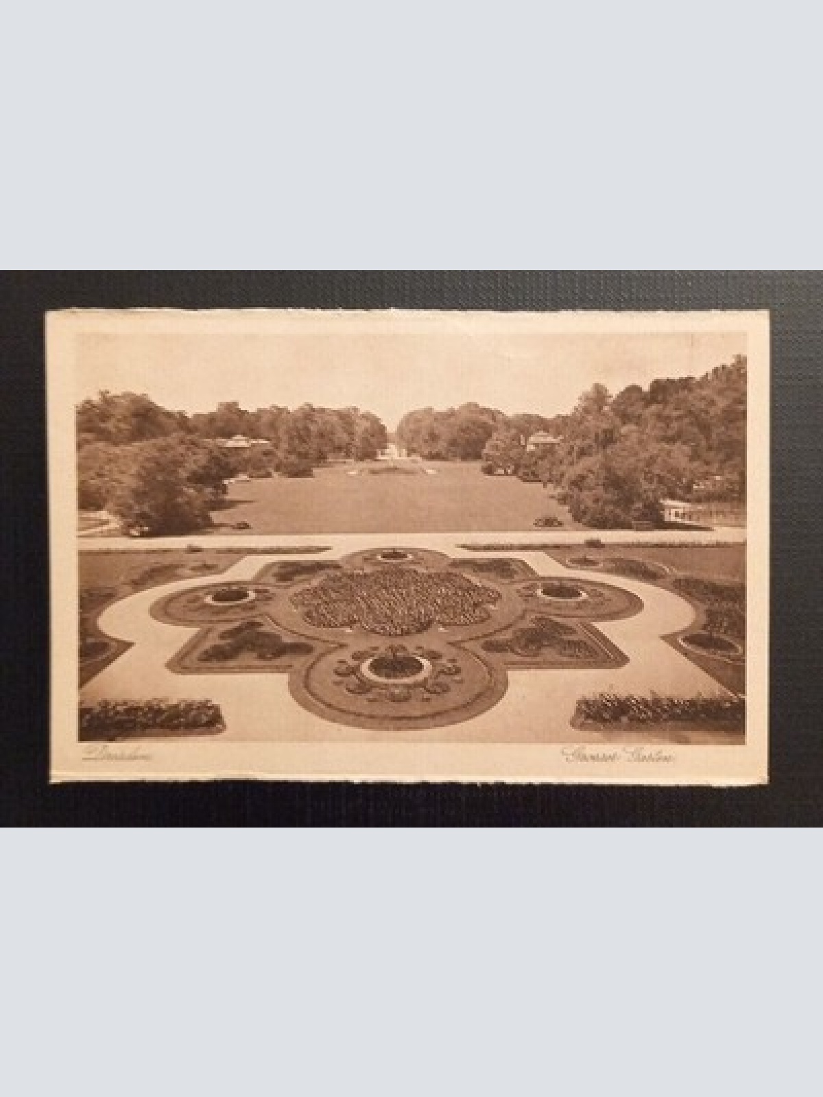 AK  Dresden Großer Garten Ga