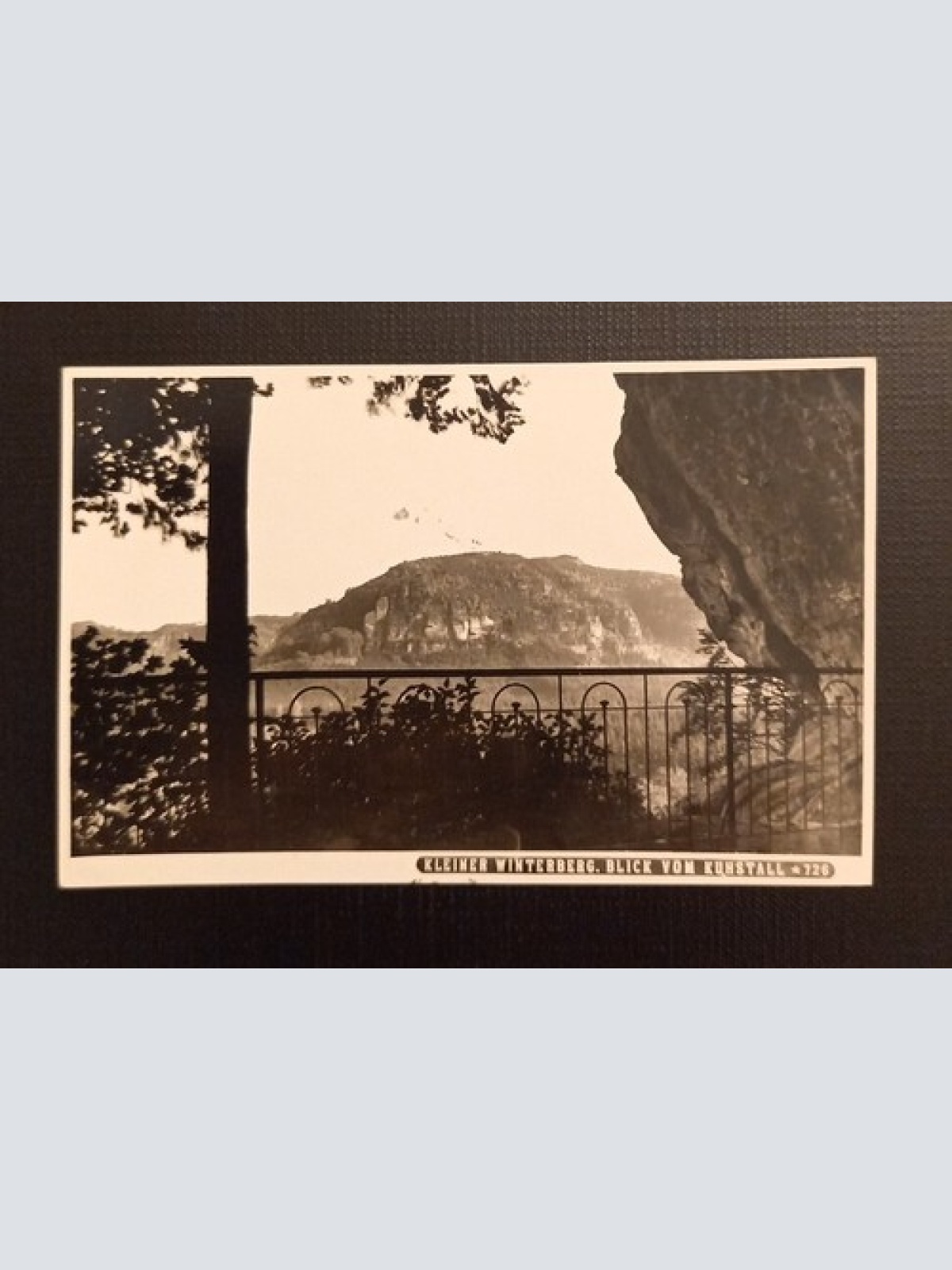 Kleiner Winterberg Blick Vom Kuhstall Ga