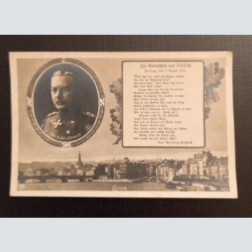 Zur Einnahme Von Lüttich Freitag Den 7.August 1914 Ga