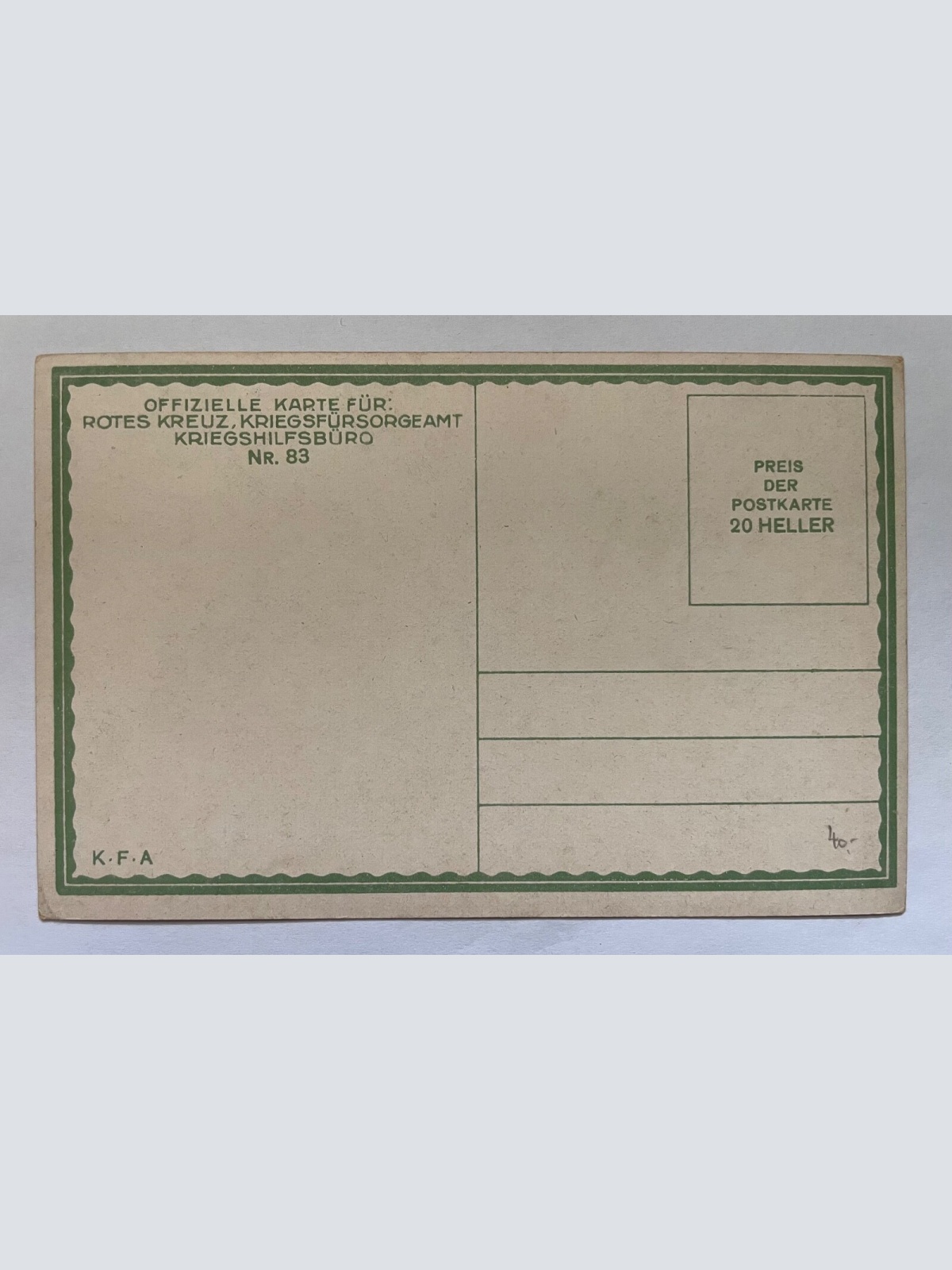 Der Landsturm Krieg Militär Soldat Rotes Kreuz Fürsorgeamt Deutschland 8413 K TH