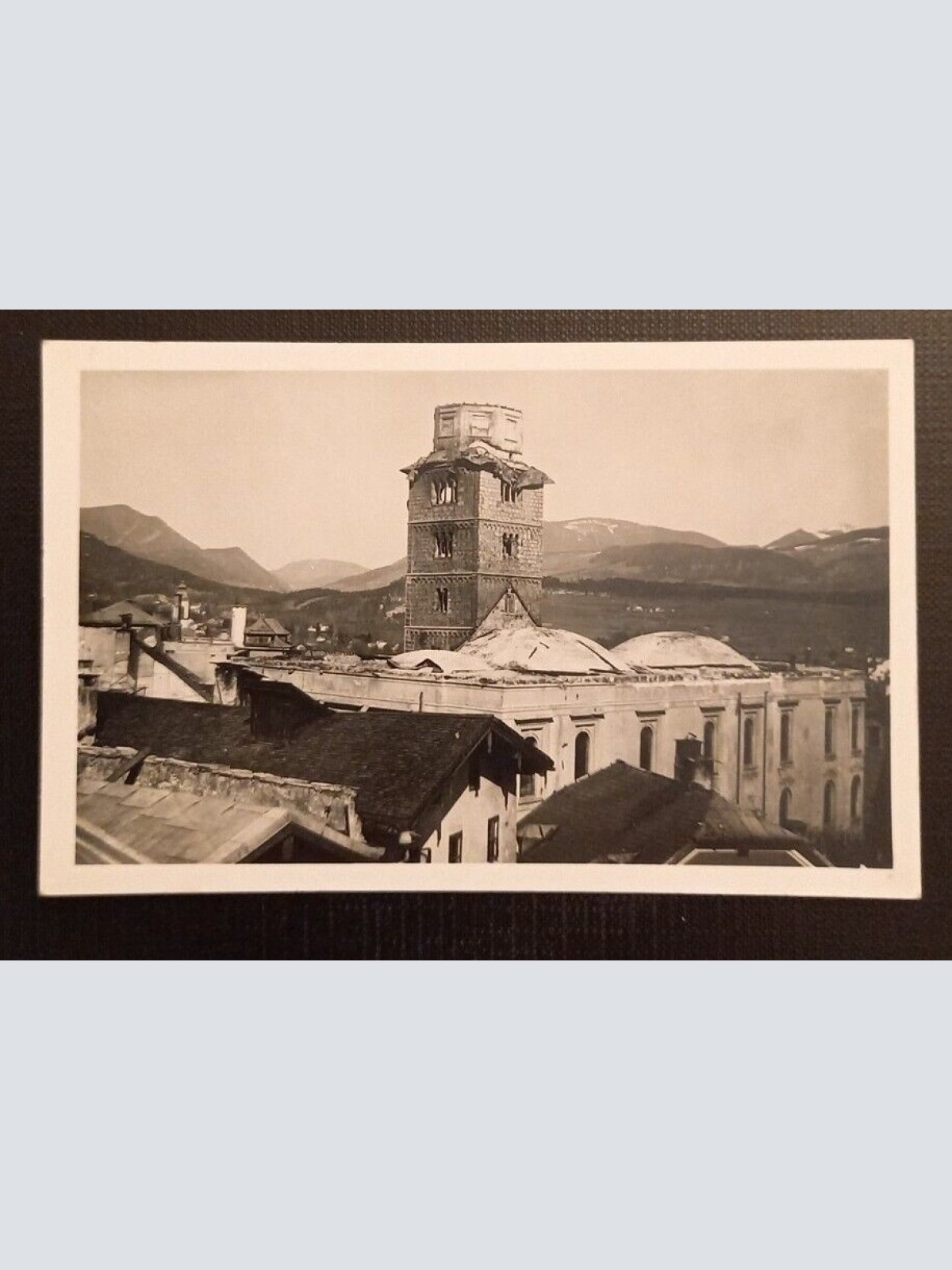 AK Hallein Zerstörtes Gebäude 650222 Ga E