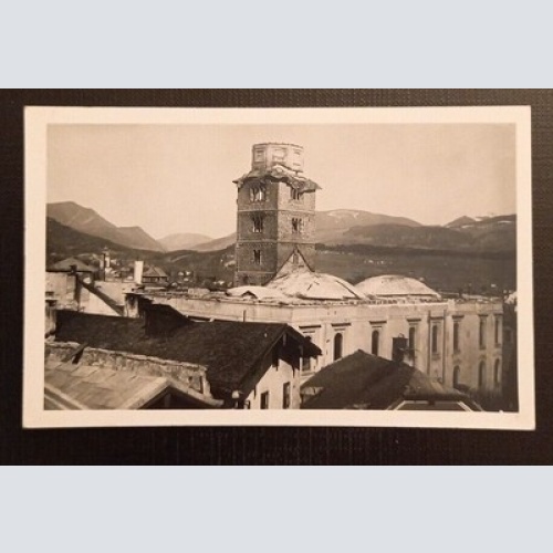 AK Hallein Zerstörtes Gebäude 650222 Ga E