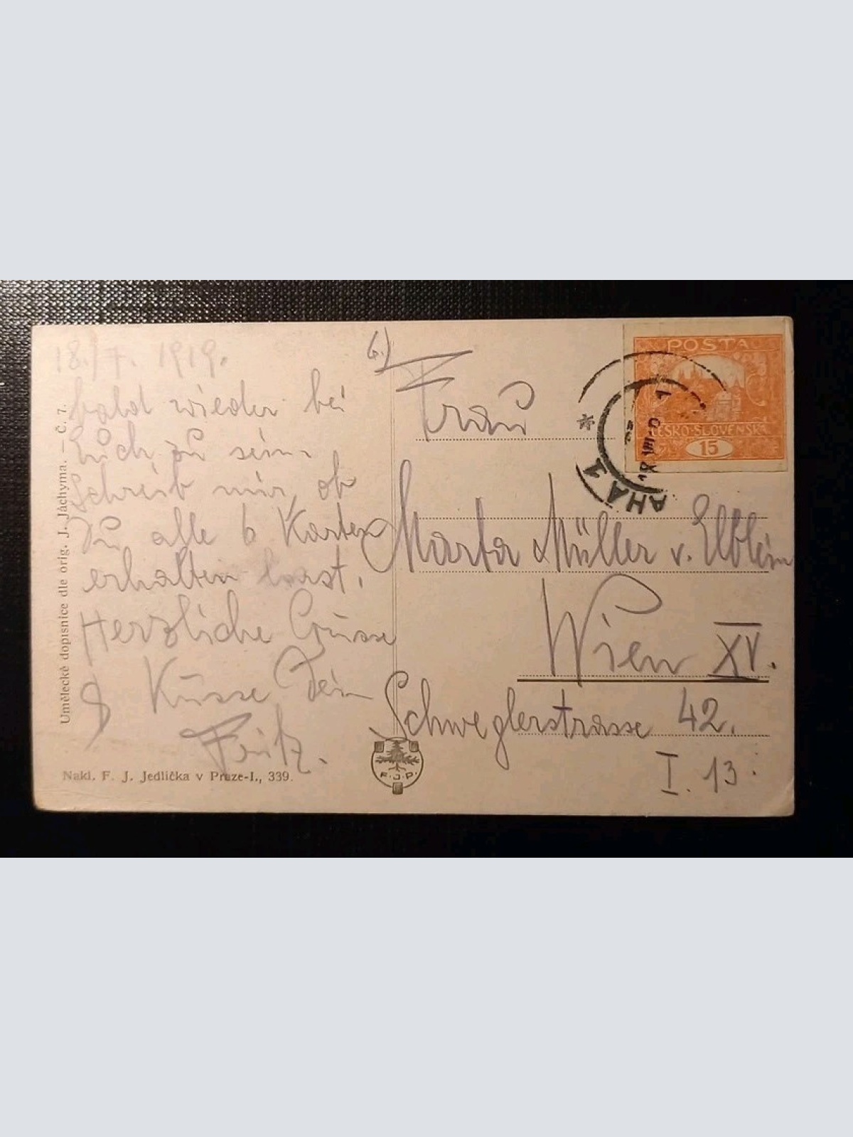 Prag Narodni Divadio 703 H Gr