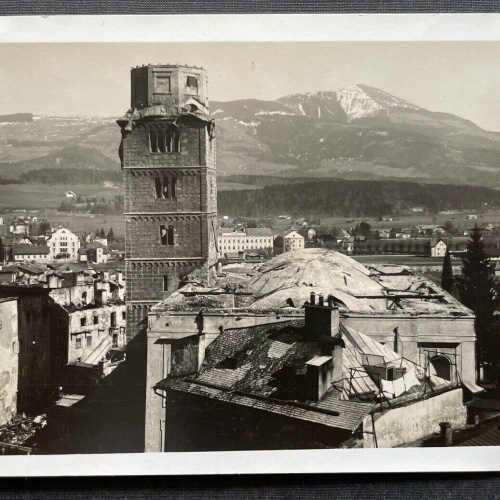 Hallein Brand Augustinerkloster 1943 Turm Stadt Salzburg Österreich 402705 TH