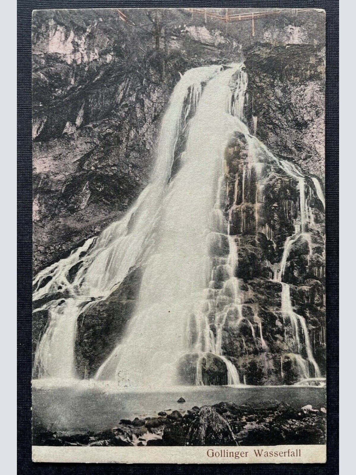 Gollinger Wasserfall Fels Berg Salzburg Österreich 402649 TH C