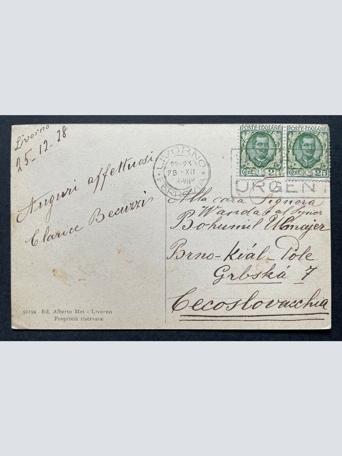 Livorno Terrazza Costanzo Ciano Terrasse Park Toskana Italien 402617 TH C