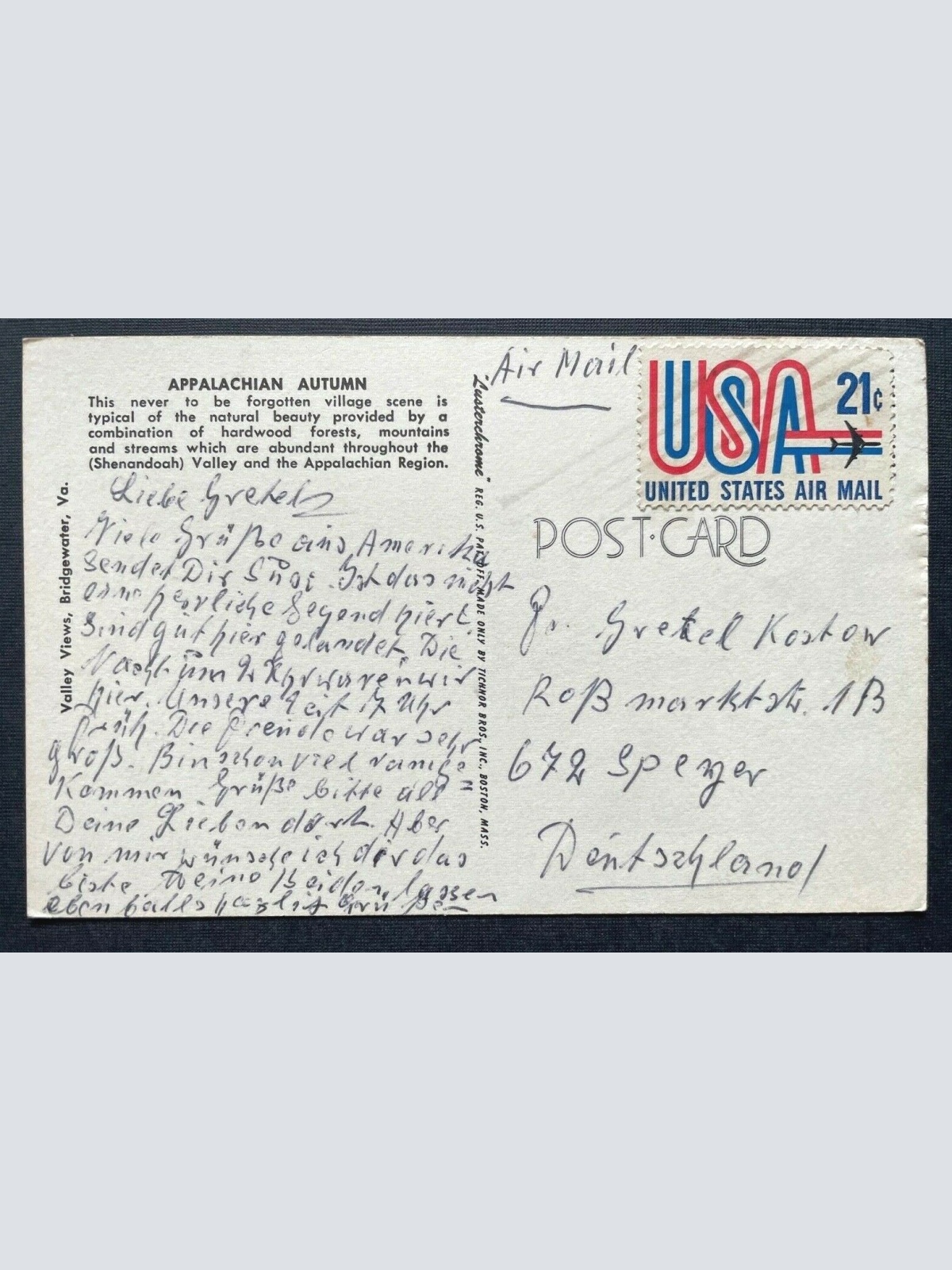 Appalachian Autumn Herbst Nationalpark Shenandoah Valley Virginia USA 402641 C