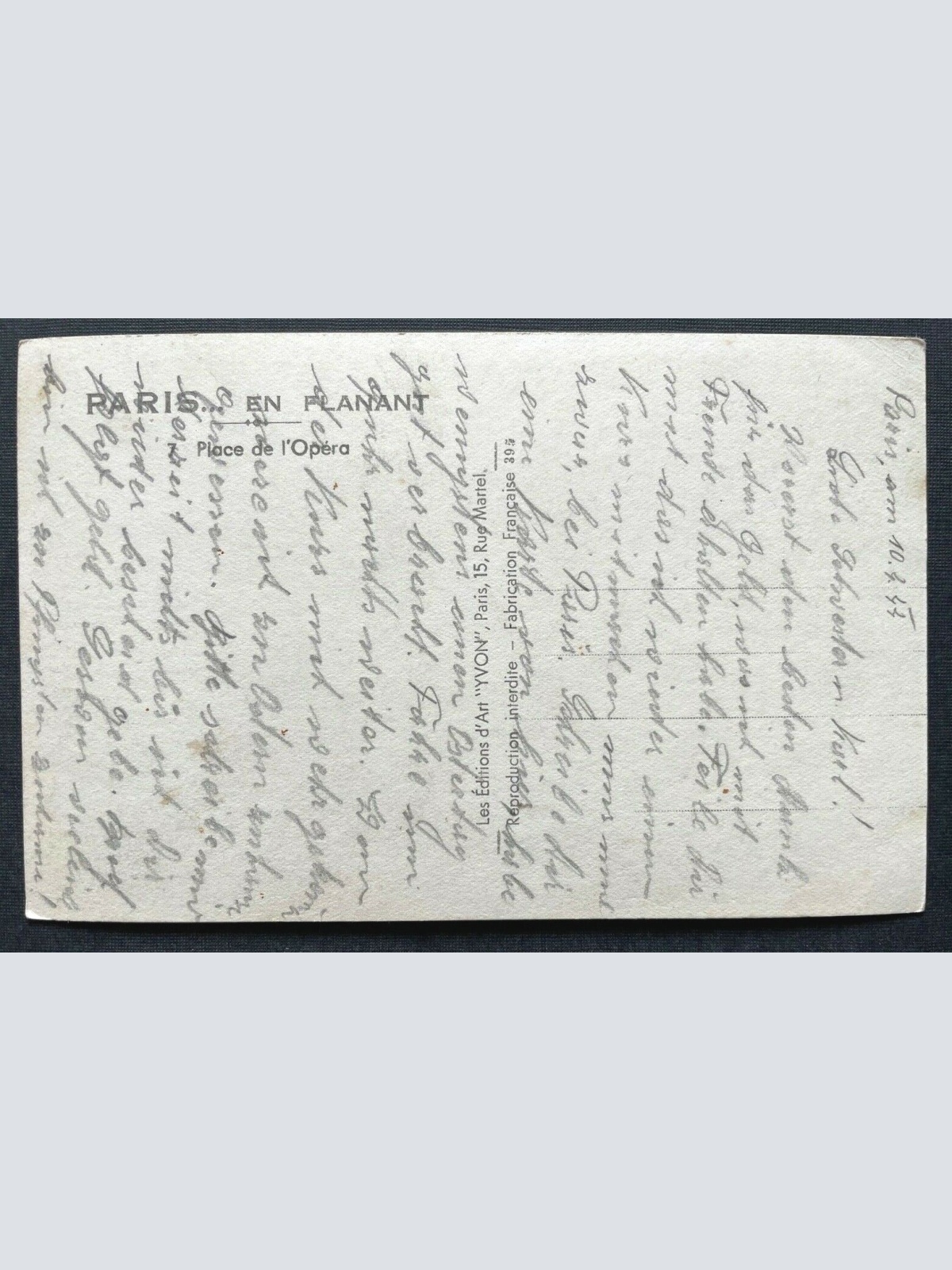 Paris Place de l'Opéra Opernplatz Stadt Gebäude Autos Bus Frankreich 402680 TH C