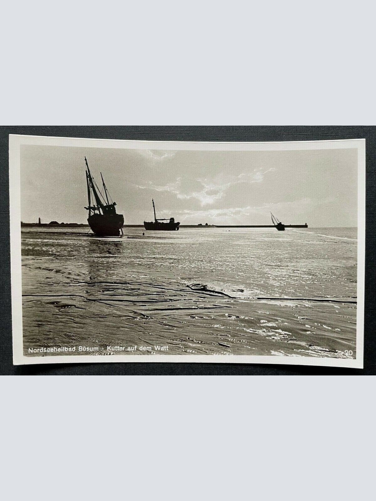 Nordseeheilbad Büsum Kutter a.d. Watt Schleswig-Holstein Deutschland 402613 TH C