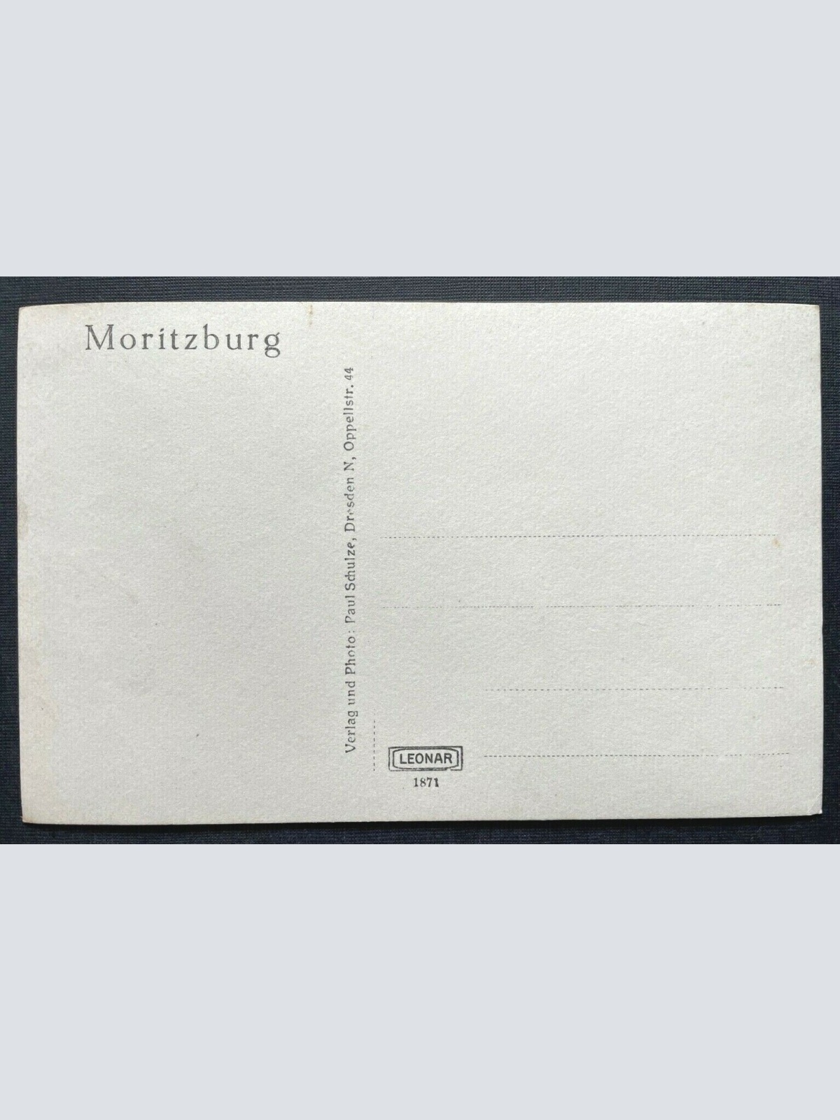 Ansichtskarte Moritzburg Barock Schloss Dresden Sachsen Deutschland 402615 C