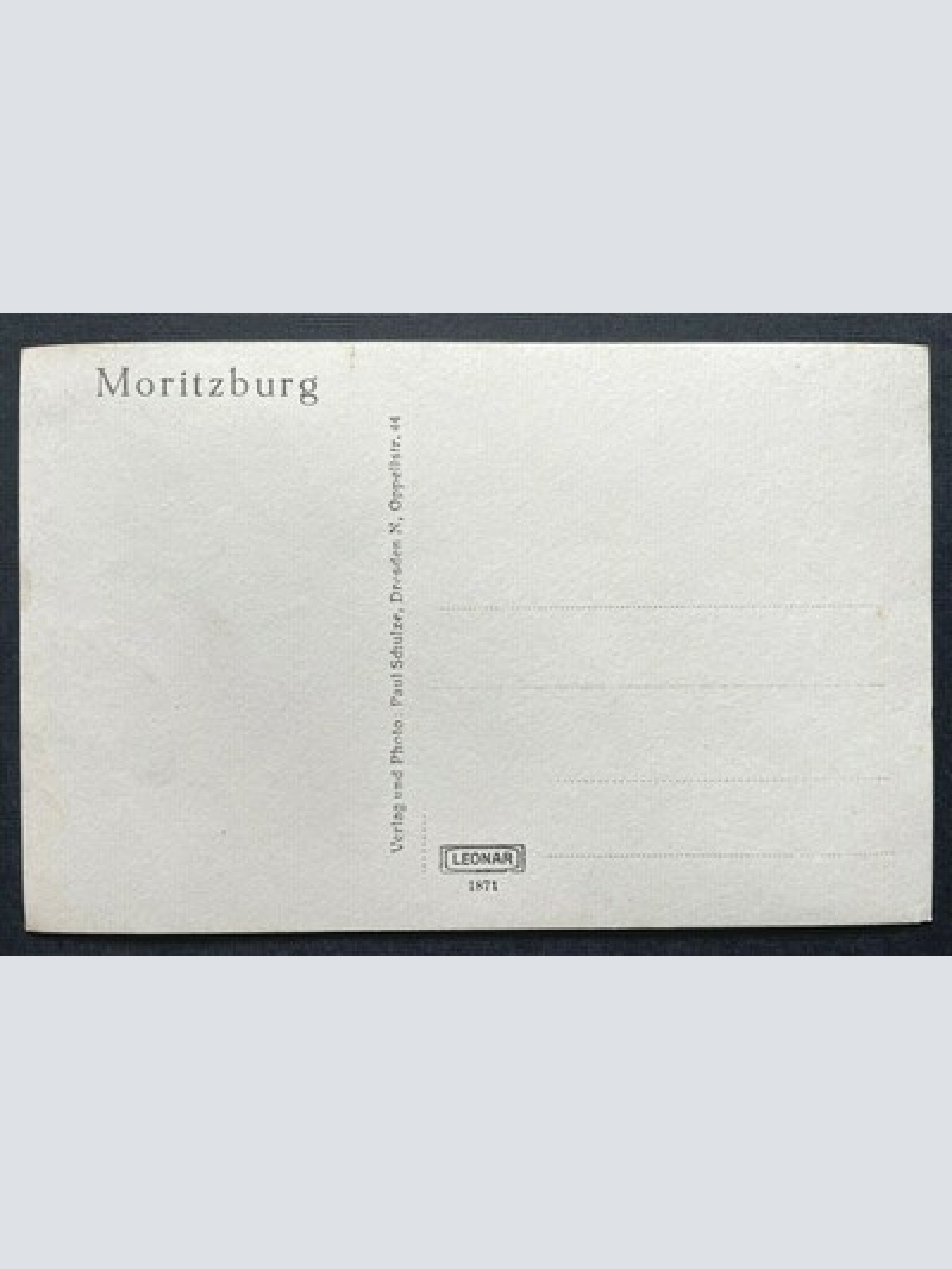 Ansichtskarte Moritzburg Barock Schloss Dresden Sachsen Deutschland 402615 C