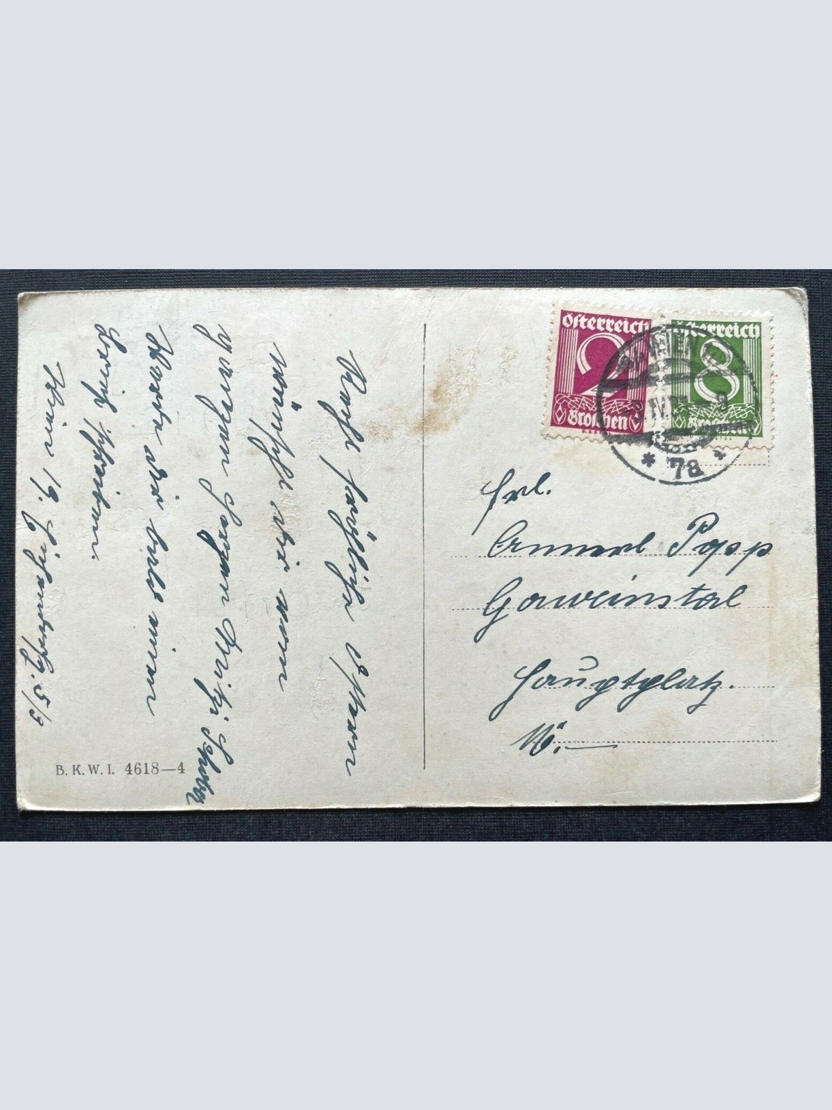 Herzliche Ostergrüße Kinder Schaukel Tracht Blumen Wiese K.Feiertag 402697 TH