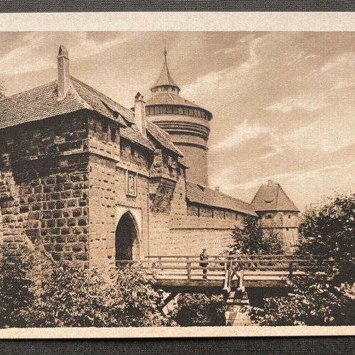 Nürnberg Frauentor Turm Brücke Stadtbefestigung Bayern Deutschland 402692 TH C