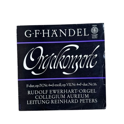 Orgelkonzerte (Rudolf Ewerhart) Georg Friedrich Händel: