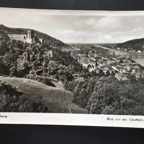 Heidelberg - Blick von der Scheffelterrasse - Blick auf die Stadt 180137 TH