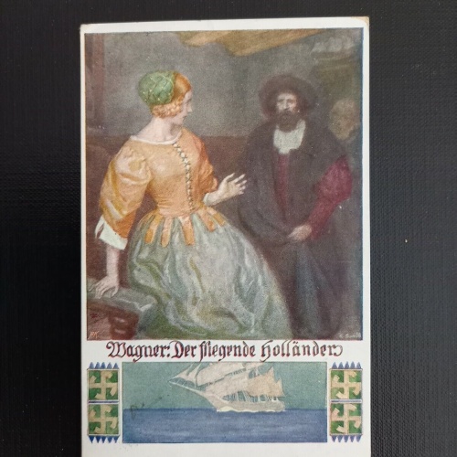 Ansichtskarte Wagner, Der fliegende Holländer, 402721 gr C