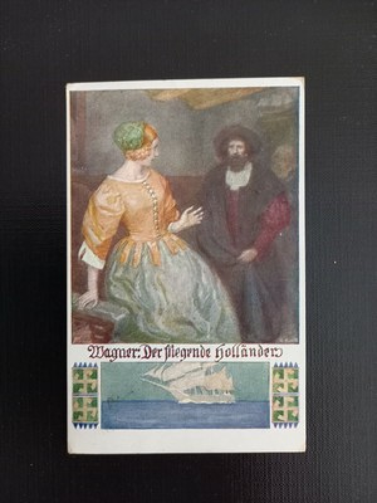 Ansichtskarte Wagner, Der fliegende Holländer, 402721 gr C