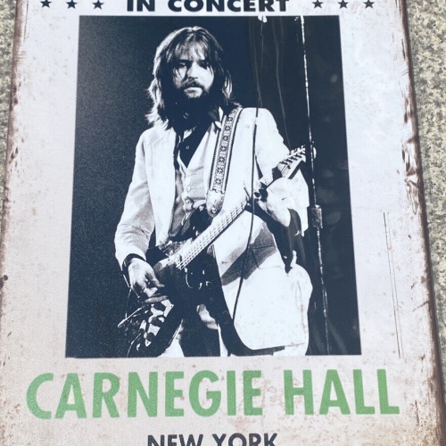 Eric Clapton in Concert Carnegie Hall Schild 30x20 70003