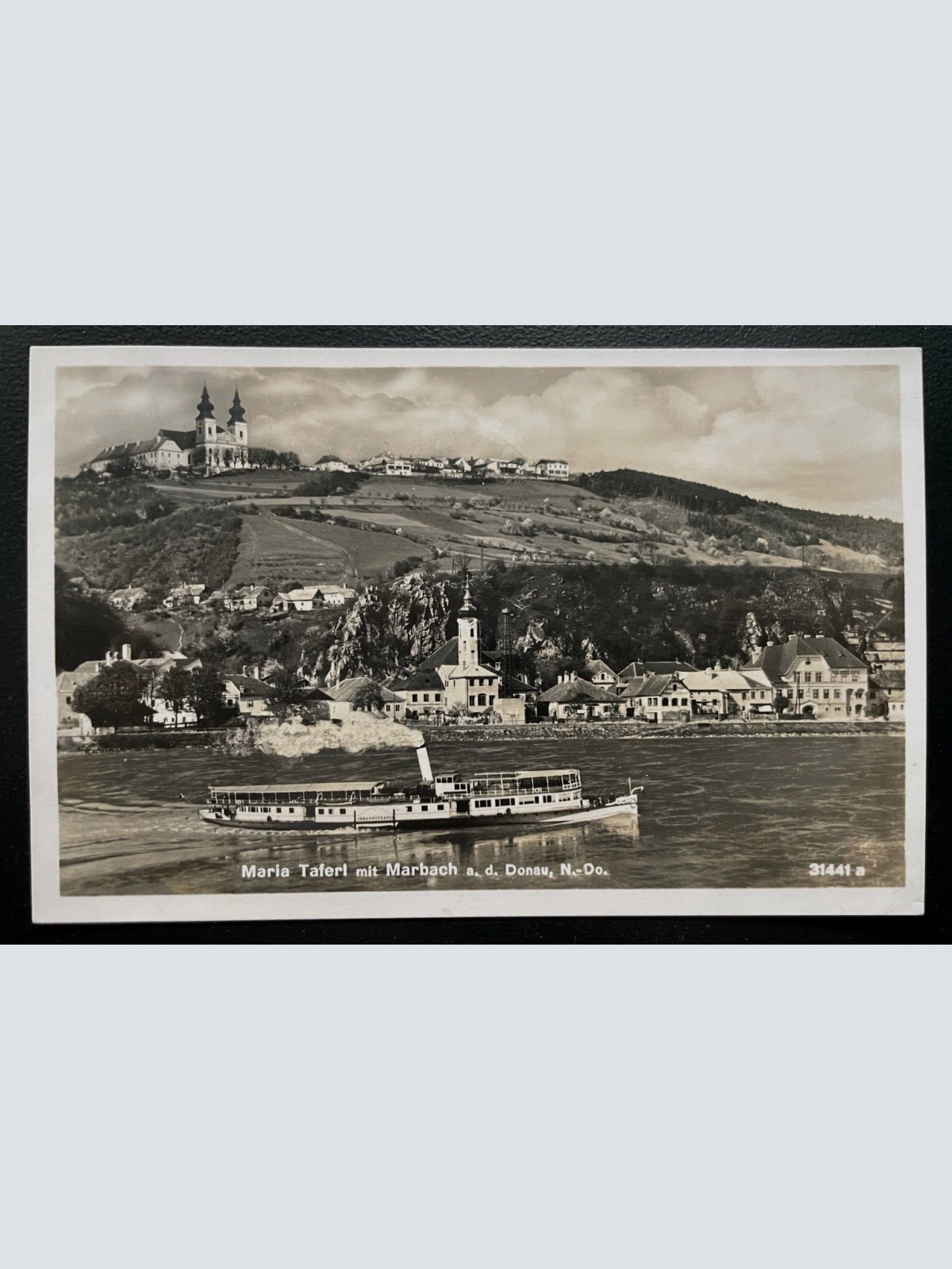 Maria Taferl Marbach a.d.Donau Fluss Kirche Schiff Niederösterreich 600158A TH D