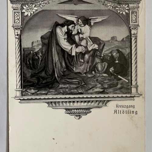 Kreuzgang Altötting Kirche Jesus Engel Bayern Deutschland 165441 K TH