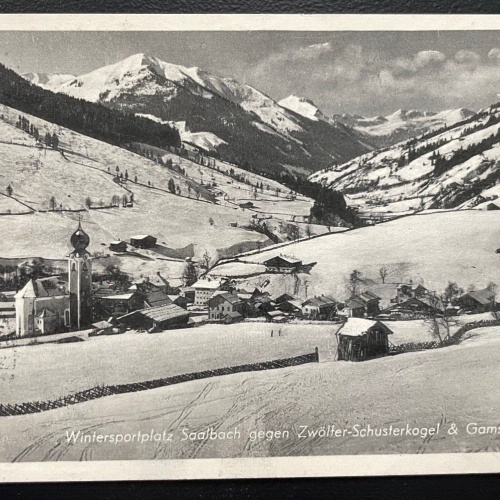 Wintersport Saalbach Zwölfer-Schusterkogel Berg Salzburg Österreich 600155A TH D
