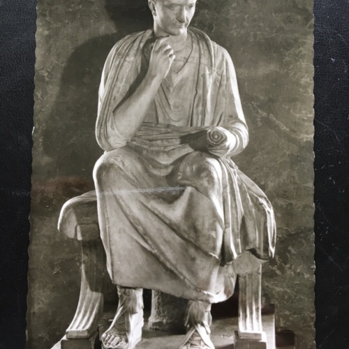 Schloss Erbach im Odenwald - Römisches Zimmer - Kaiser Trojanus Statue 180151 A