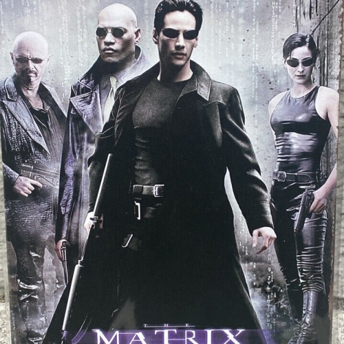 Matrix Keanu Reeves Film Schild 30x20 70014