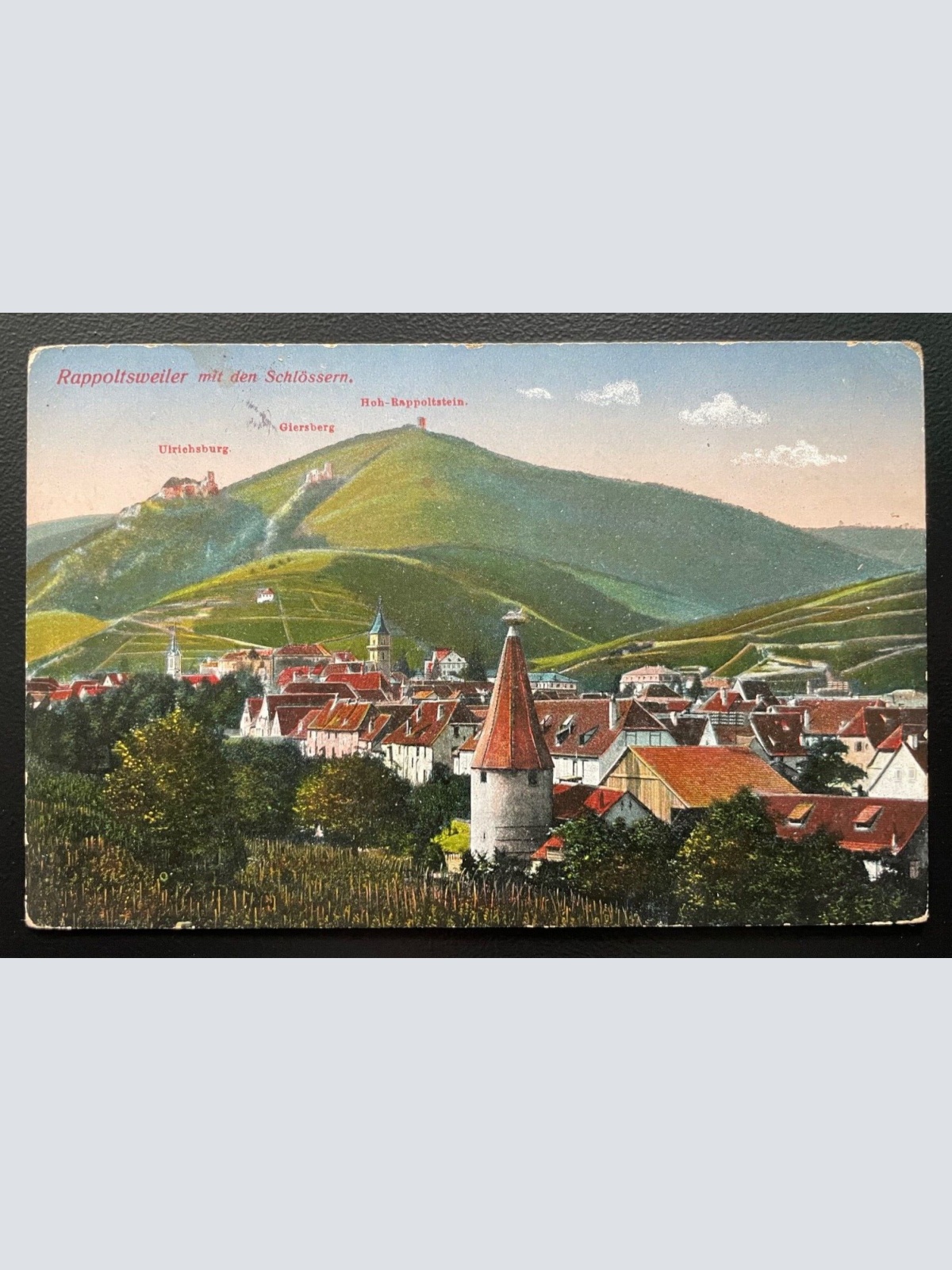 Rappoltsweiler Schlösser Berg Oberelsaß Colmar-Ribeauvillé Frankreich 600118A D