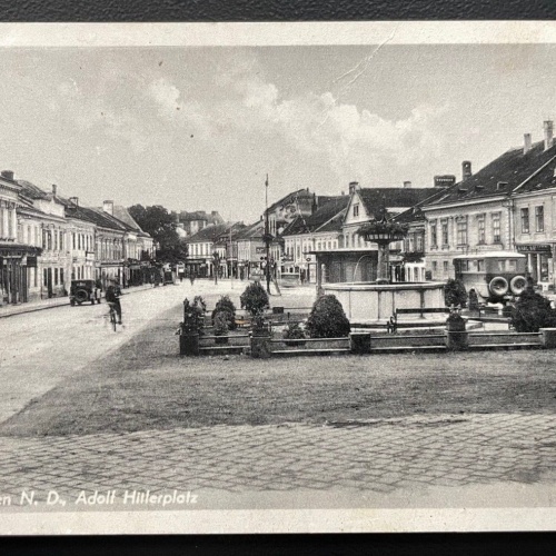 Amstetten A.Hitlerplatz Stsdt Autos Oldtimer Gebäude Niederösterreich 600107A D