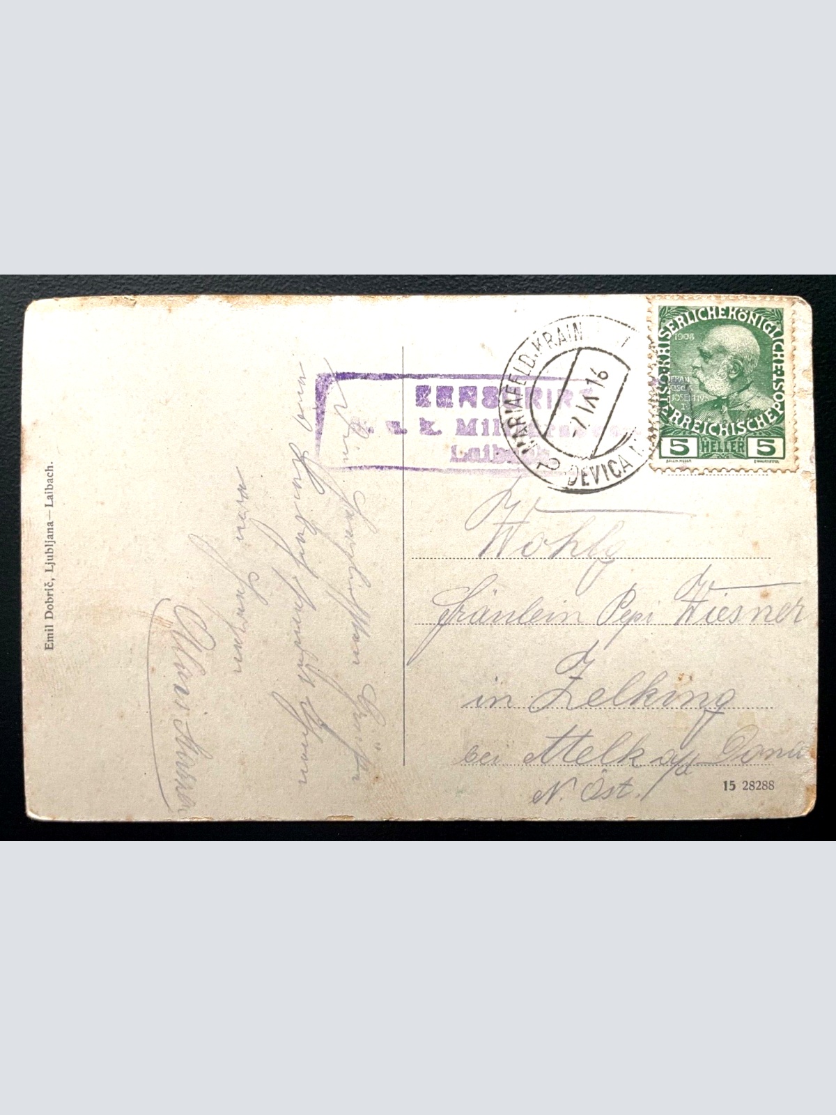 Laibach SteinerAlpen Ljubljana Stadt Burg Fluss Slowenien Jugoslawien 600106A D