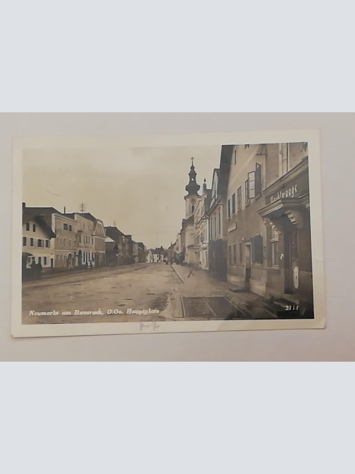 Oberösterreich Neumarkt Hausruck Hauptplatz Kirche Marktwaage  600697A ShOÖ