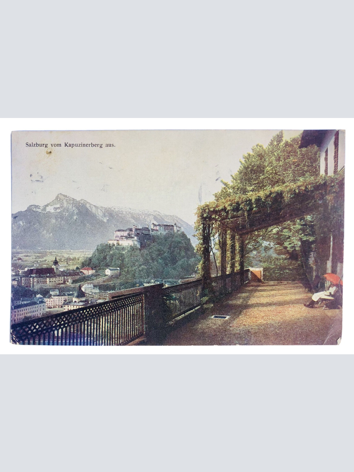 Salzburg vom Kapuzinerberg aus.