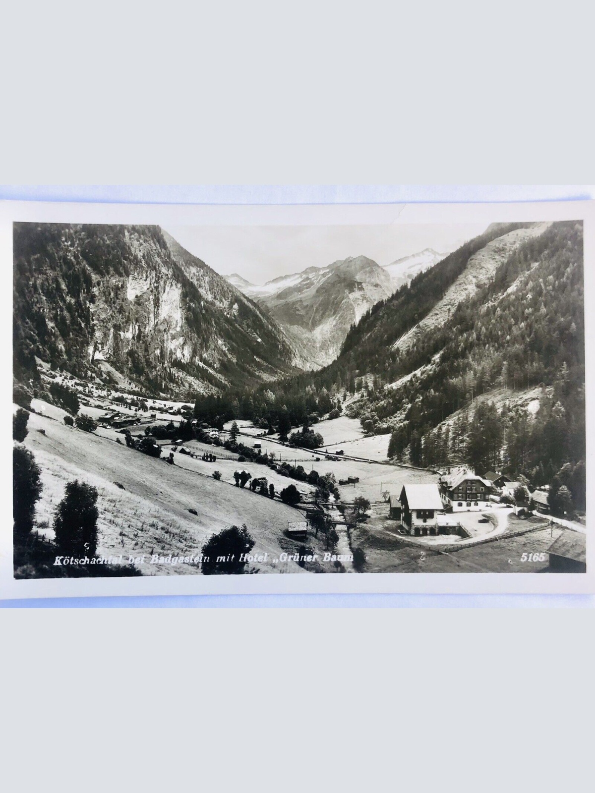 Kötschachtal bei Hofgastein mit Hotel Grüner Baum