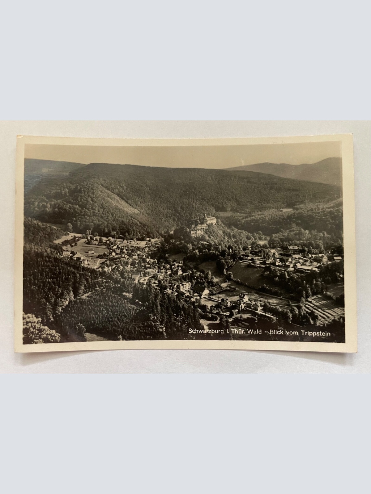 Schwarzburg Thür. Wald Blick v. Trippstein Thüringen Deutschland 180193 K TH