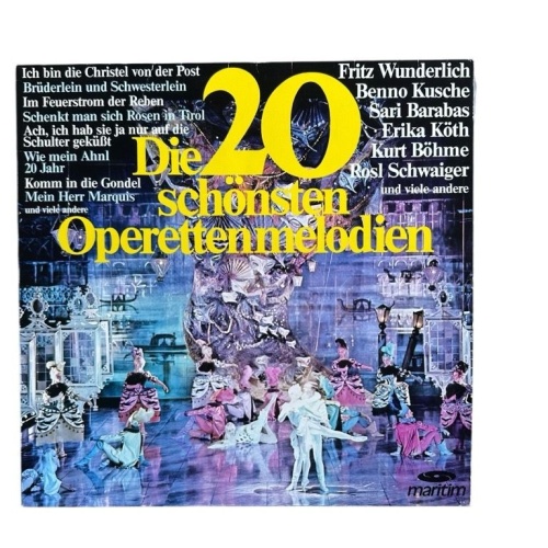 Die 20 Schönsten Operettenmelodien Various:
