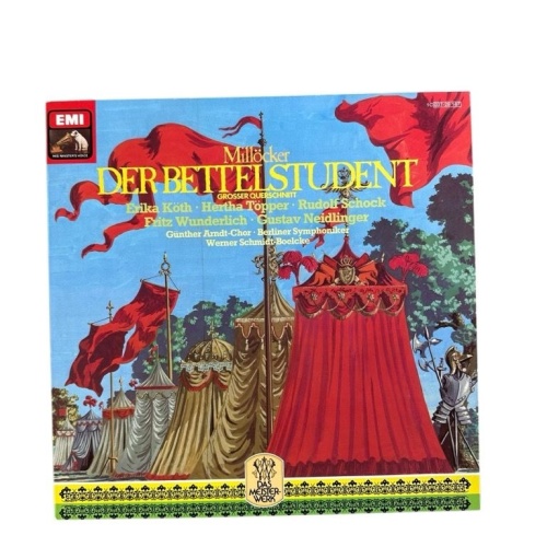 Der Bettelstudent : großer Querschnitt Millöcker, Carl: