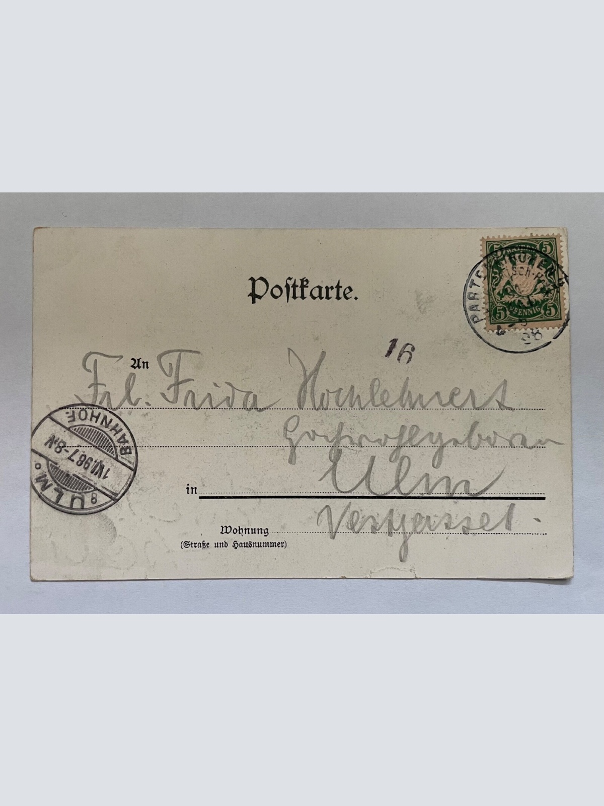 Gruss Von St. Anton Partenkirchen Berg Gemeinde Bayern Deutschland 410711 K TH