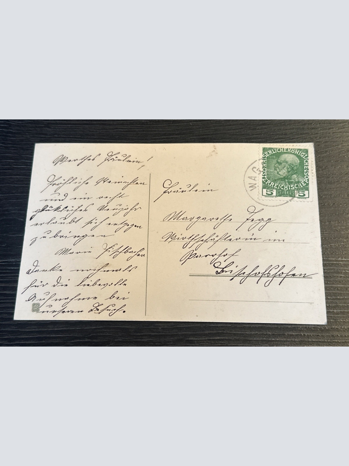 Ansichtskarte Weihnachten Patriotika Flagge Österreich Deutschland 67589