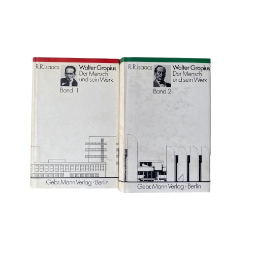 2739 Isaacs WALTER GROPIUS BAND 1 UND BAND 2 HC +Abb 2 Bde