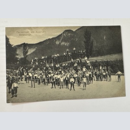 Ferienhort am Abersee Turnplatz um 1900 5427869