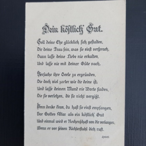 Spruchkarte Dein Köstlich gut 401126 gr A