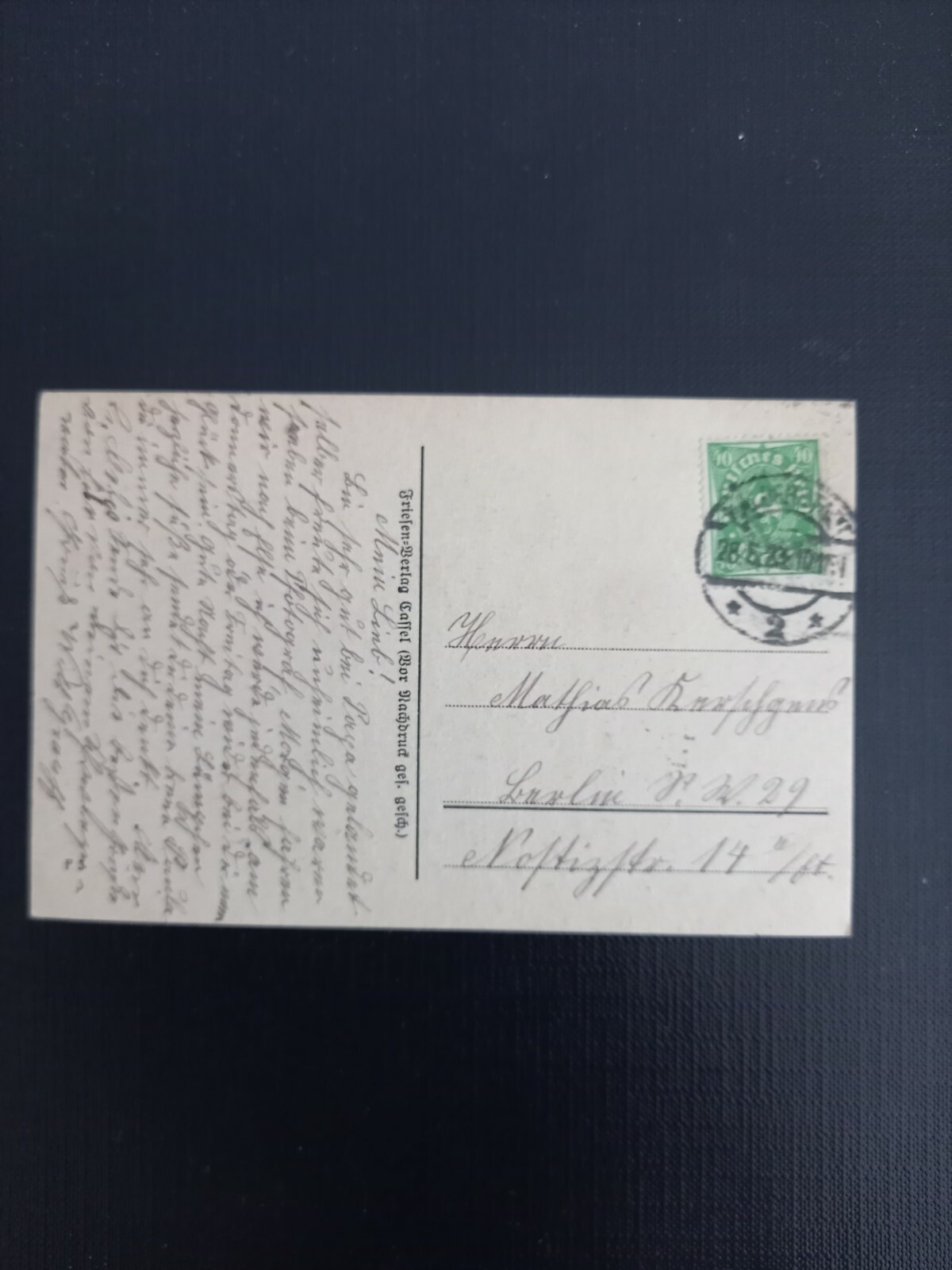 Spruchkarte Nur Einen ich brauche nur einen der mit mir geht 401127 gr A