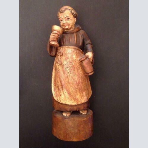 Mönch Holz handgeschnitzt ca. 40 cm Hoch 12479